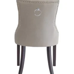 Matstol Tuva - Beige med bruna ben + Fläckborttagare för möbler