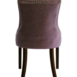 Matstol Tuva brun med mörkbruna ben + Textilrengöring för möbler