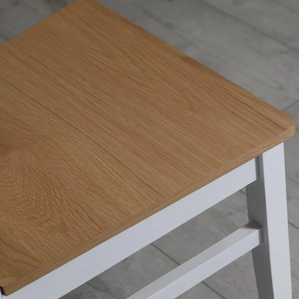 Matstol vit med eksits - Fårö