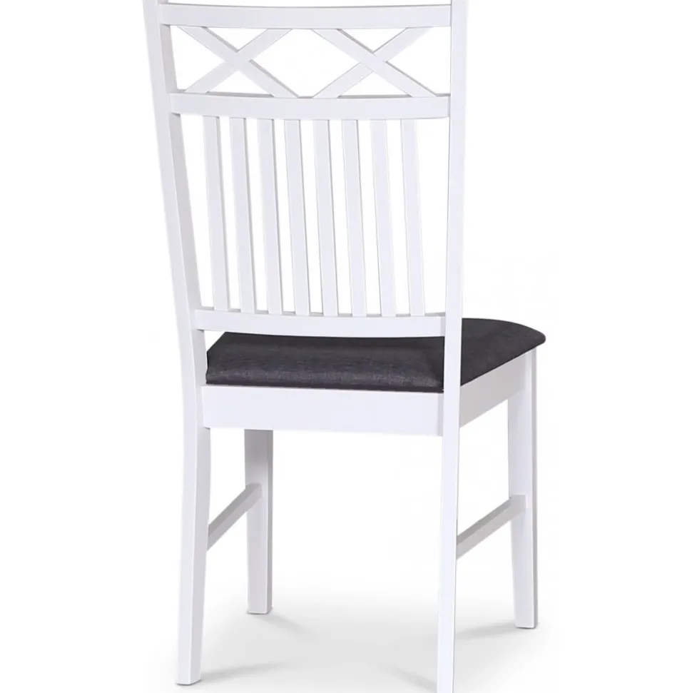 Matstol vit/grå - Sandhamn Gripsholm