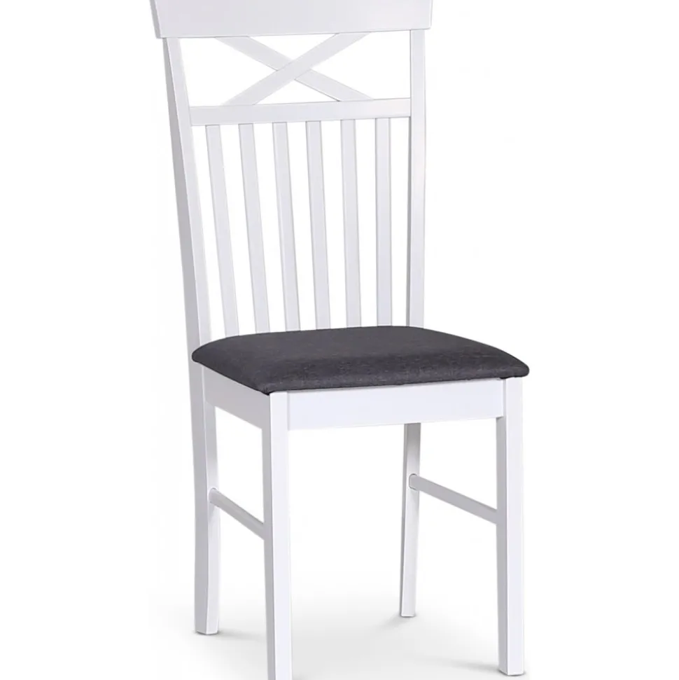 Matstol vit/grå - Sofiero + Möbeltassar