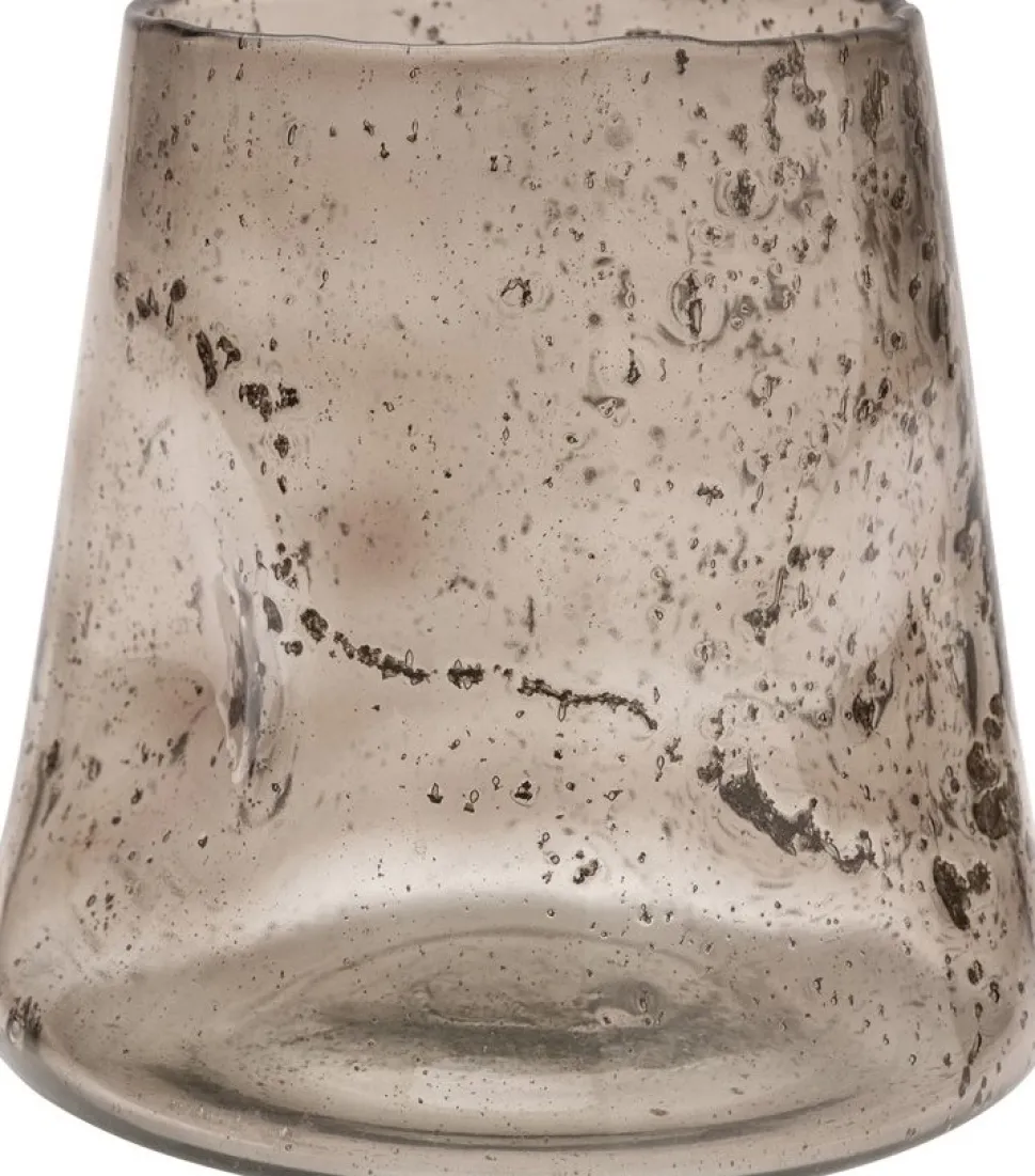 Maze vas 16 x 16 x 15 cm - Rökfärgad