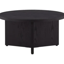 Melker soffbord Ø85 cm- Svart