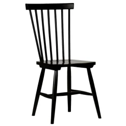 Mellby matgrupp 140 cm bord med 4 st svarta Karl pinnstolar - Vit / Svart + 4.00 x Stolsdyna