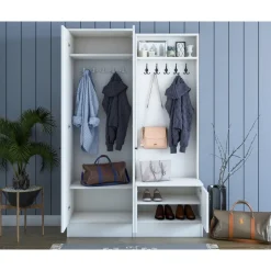 Mendy hallmöbel - Vit