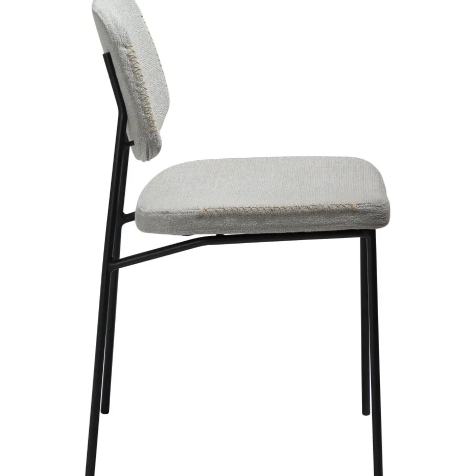 Menta matstol - Cashmere bouclé/svart