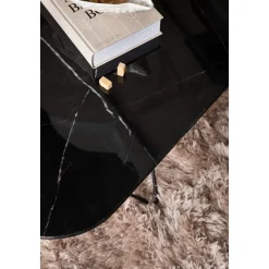 Michel soffbord 80 x 80 cm - Svart