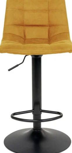 Middelfart Barstol - Gul/svart
