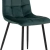Middelfart Matstol - Mörkgrön/svart