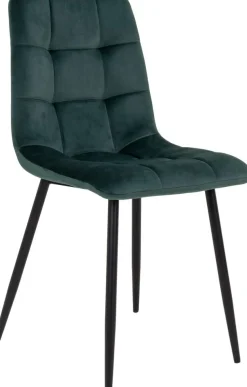 Middelfart Matstol - Mörkgrön/svart
