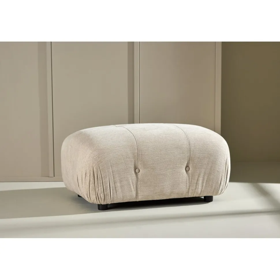 Mika ottoman - Beige/Svart