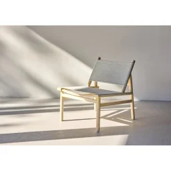 Milo Loungefåtölj - Natur/Grå