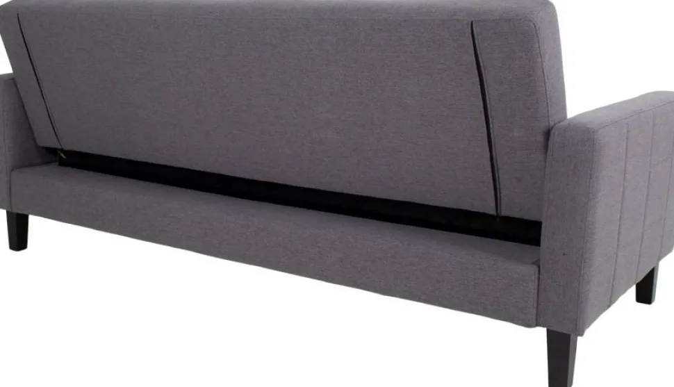 Milton Bäddsoffa - Mörkgrå/björk