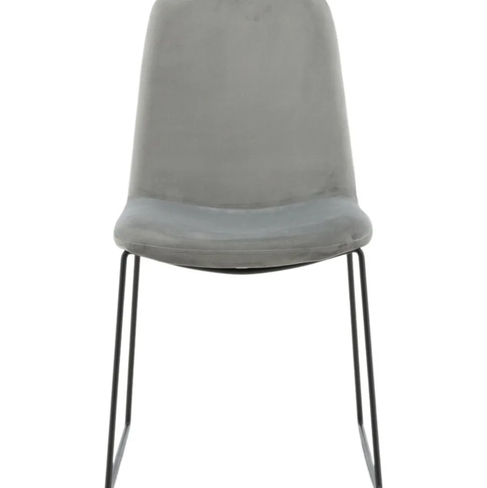 Minnie matstol - Grå sammet