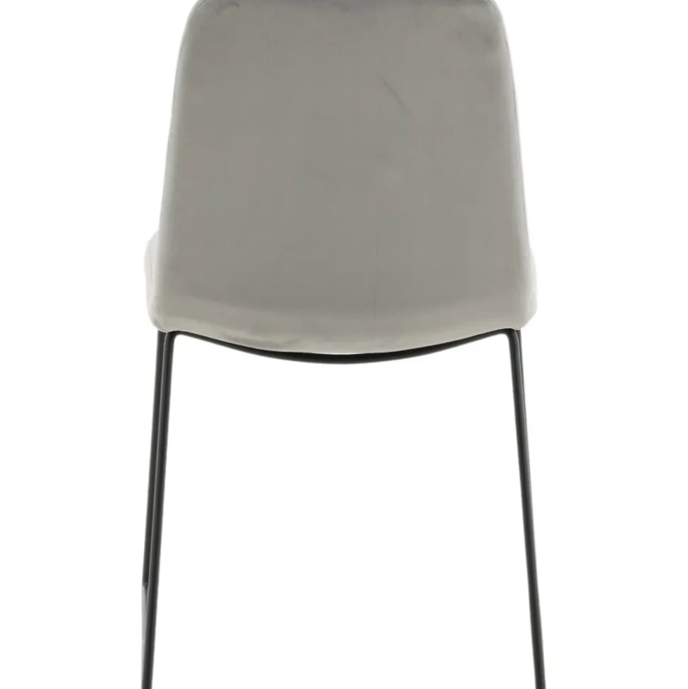 Minnie matstol - Grå sammet