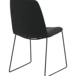 Minnie matstol - Svart tyg