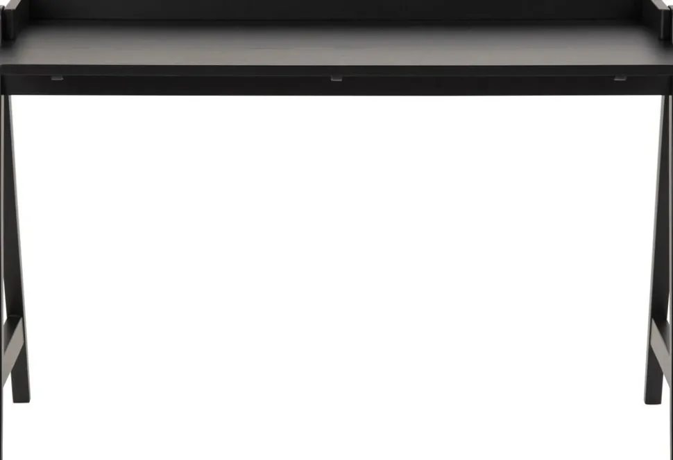Miso skrivbord 126,6x51,6 cm - Svart + Möbeltassar