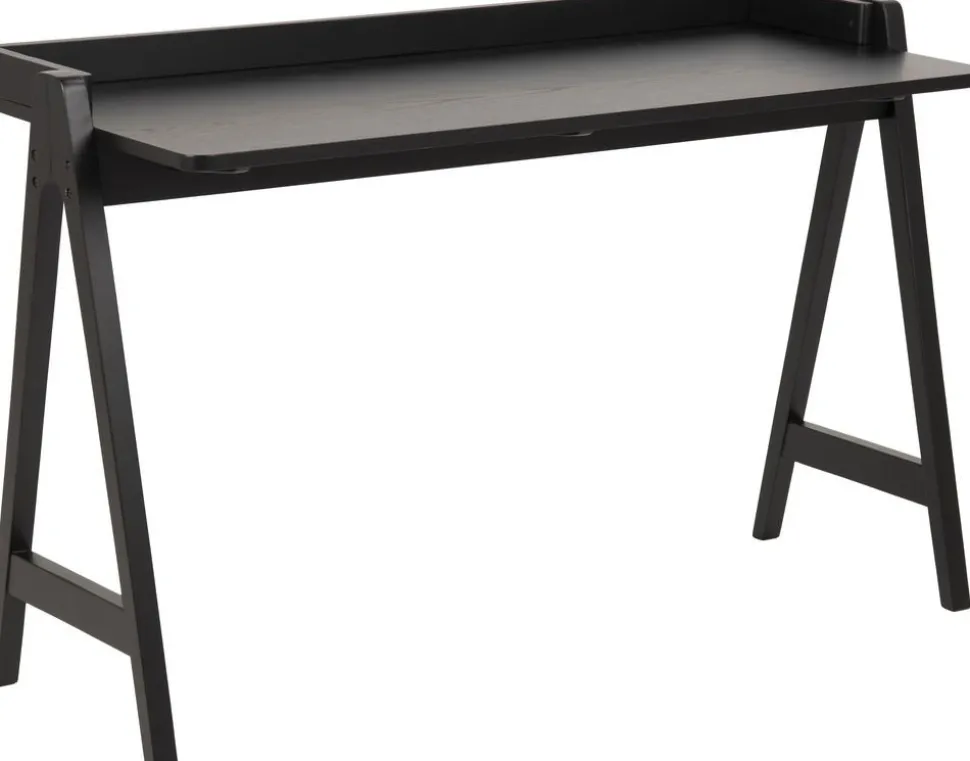 Miso skrivbord 126,6x51,6 cm - Svart + Textilrengöring för möbler