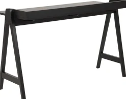 Miso skrivbord 126,6x51,6 cm - Svart + Textilrengöring för möbler