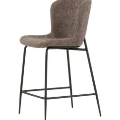 Modesto barstol - Brun boucle