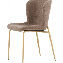 Modesto matstol - Brun boucle