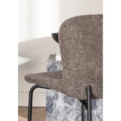 Modesto matstol - Brun boucle