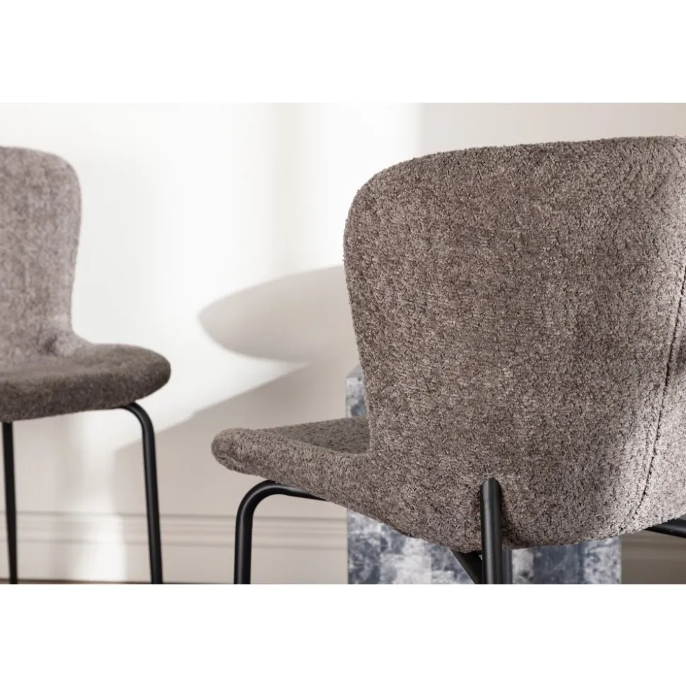 Modesto matstol - Brun boucle