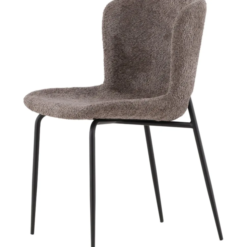 Modesto matstol - Brun boucle