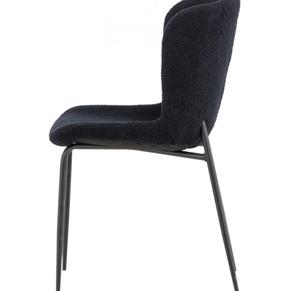 Modesto matstol - Svart teddy