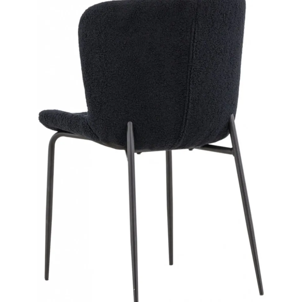 Modesto matstol - Svart teddy