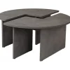 Moira soffbord Ø90 cm - Betonggrå