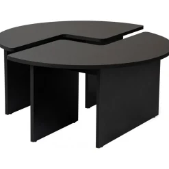 Moira soffbord Ø90 cm - Svart