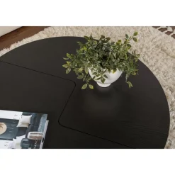 Moira soffbord Ø90 cm - Svart