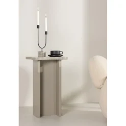 Molde sidobord 42 x 30 cm - Ljusbrun