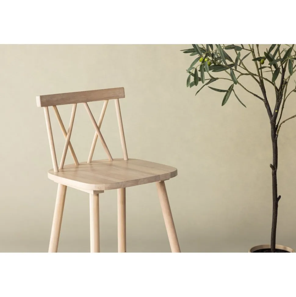 Mollöström barstol - Whitewash