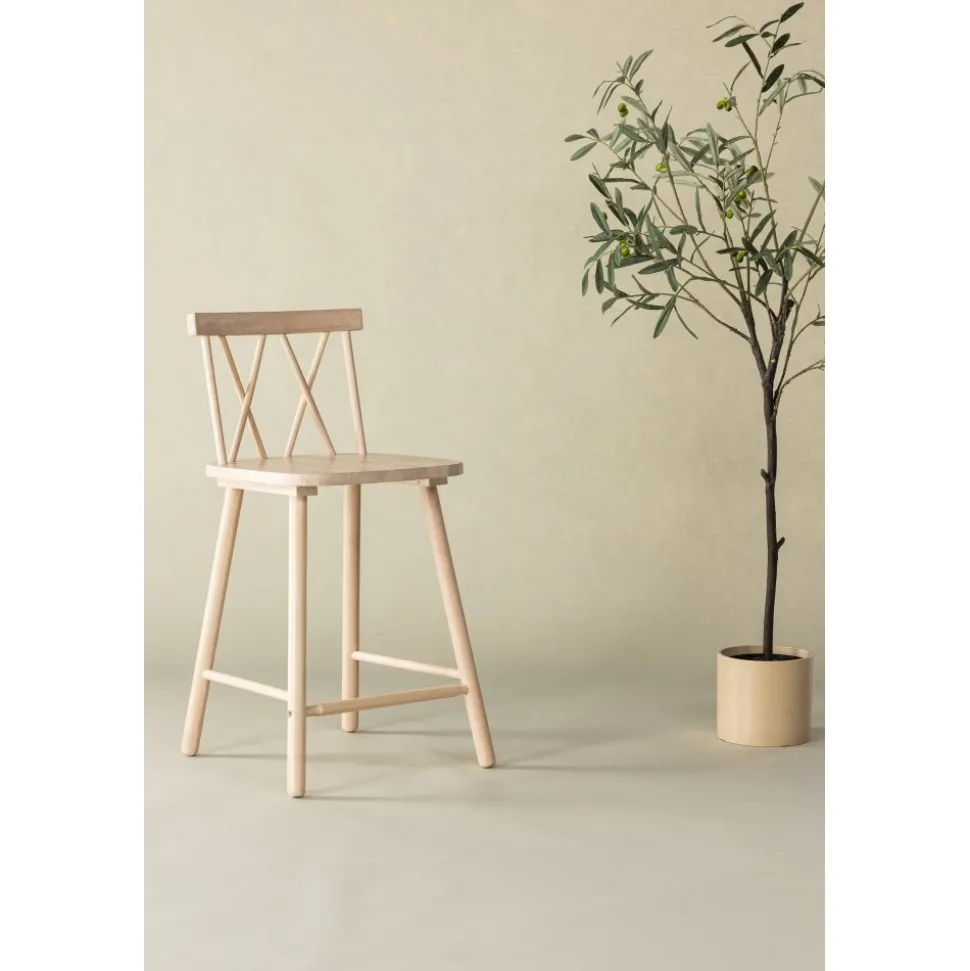 Mollöström barstol - Whitewash