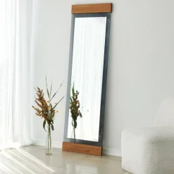 Murano golvspegel - Ek/fume