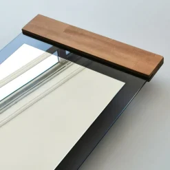 Murano golvspegel - Ek/fume + Karta med möbeltassar på köpet!