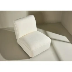 My fåtölj - Vit bouclé