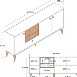Nappa skänk - Cream