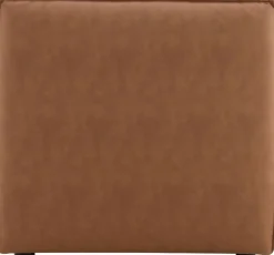 Nees modulsoffa i cognac combo 4 + Möbeltassar