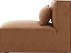 Nees modulsoffa i cognac combo 2 + Textilrengöring för möbler