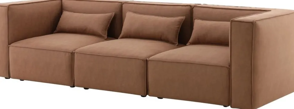 Nees modulsoffa i cognac combo 4