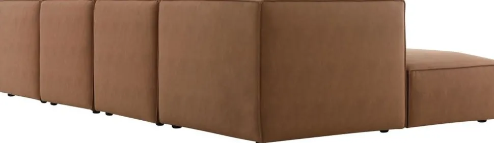 Nees modulsoffa i cognac combo 1