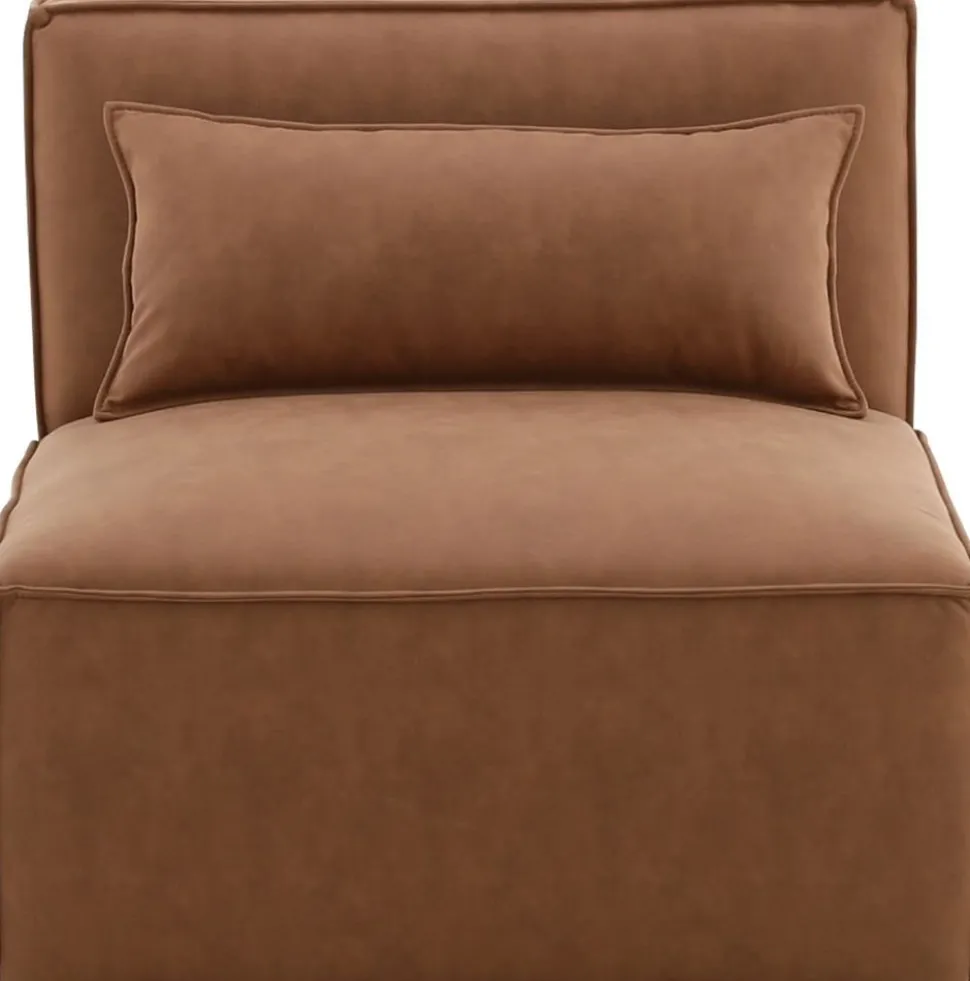 Nees modulsoffa i cognac combo 1