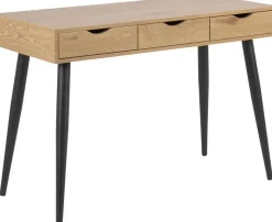 Neptun skrivbord 110x50 cm - Ekimitation/svart