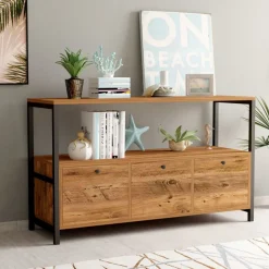 Nero simela skänk - Valnöt/svart