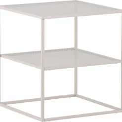 Netz sidobord 55 x 55 cm - Beige