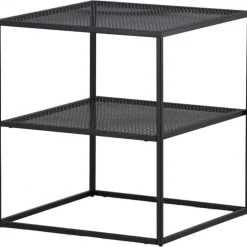 Netz sidobord 55 x 55 cm - Svart