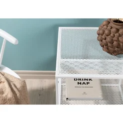 Netz sidobord 55 x 55 cm - Vit